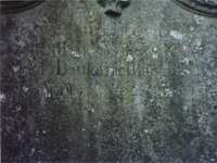 Grave of Elizabeth, wife of George Faill of Battleshielhaugh, Alwinton Church